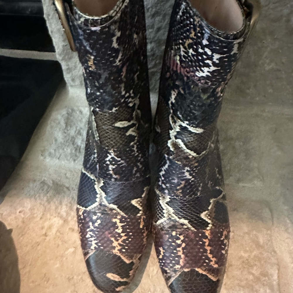 Coach snakeskin Boots